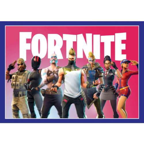 Fortnite Edible Icing Image - A4 - Click Image to Close